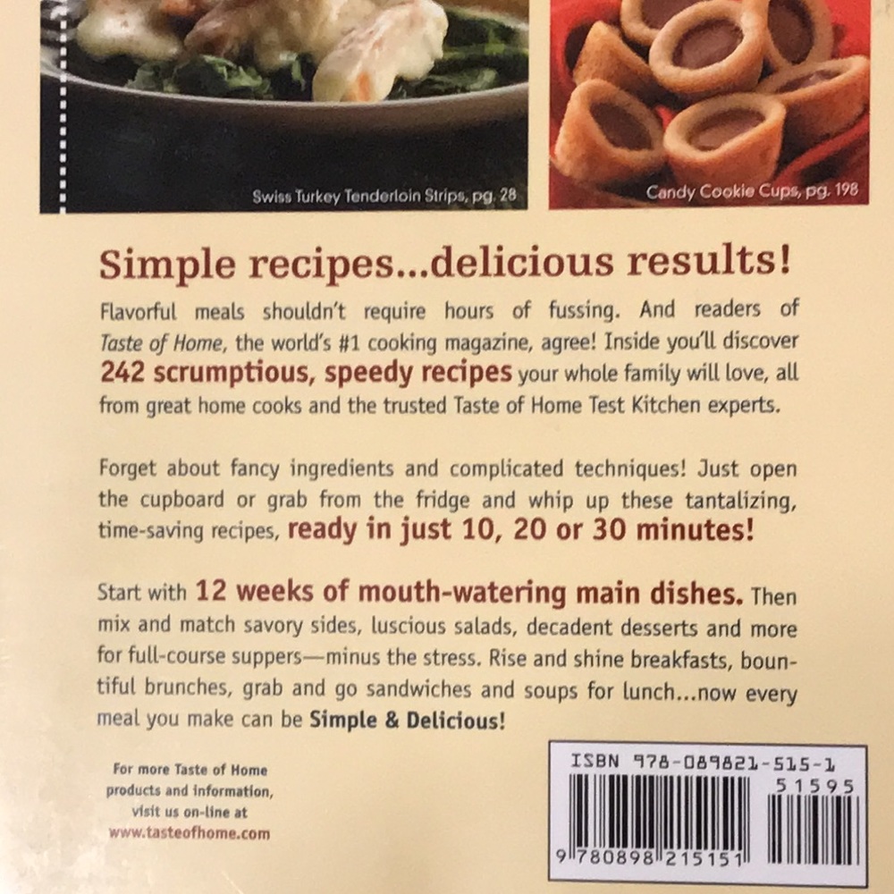Taste of Home Simple & Delicious Cookbook - Picture 4 of 4